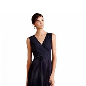 Anthropologie Elegant deep blue Maxi Dress